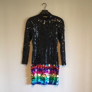 Vintage Niteline Sequins Party Dress